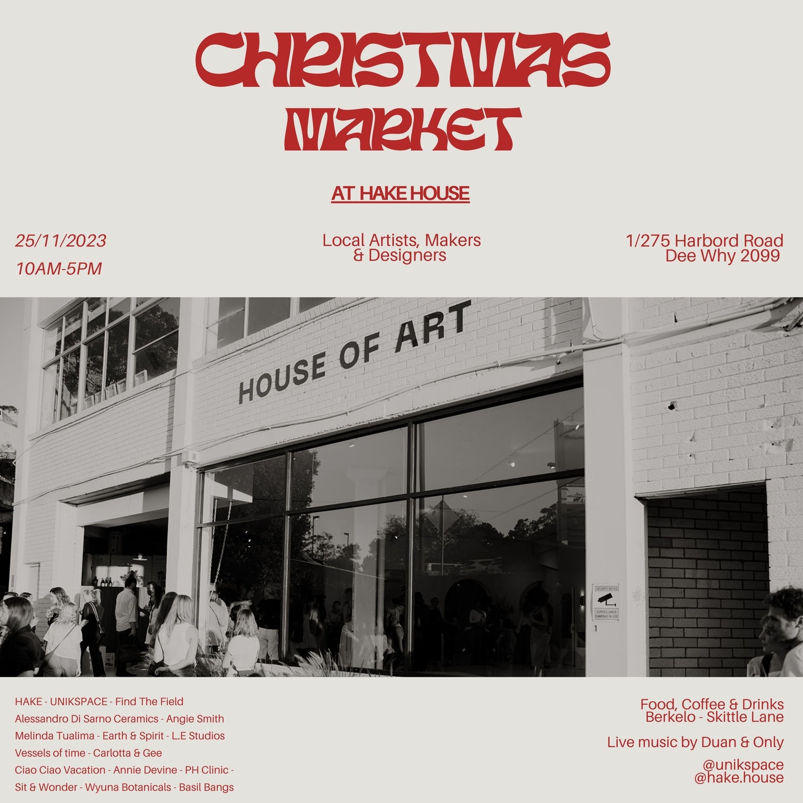 Christmas Market @ Hake House of Art