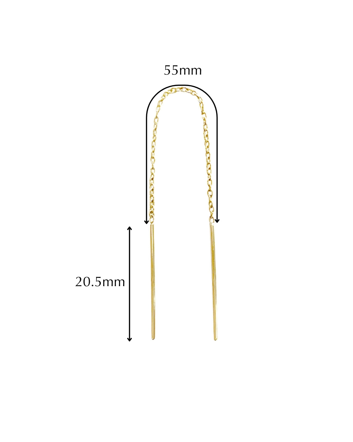 (Single) Chain Threader Earring