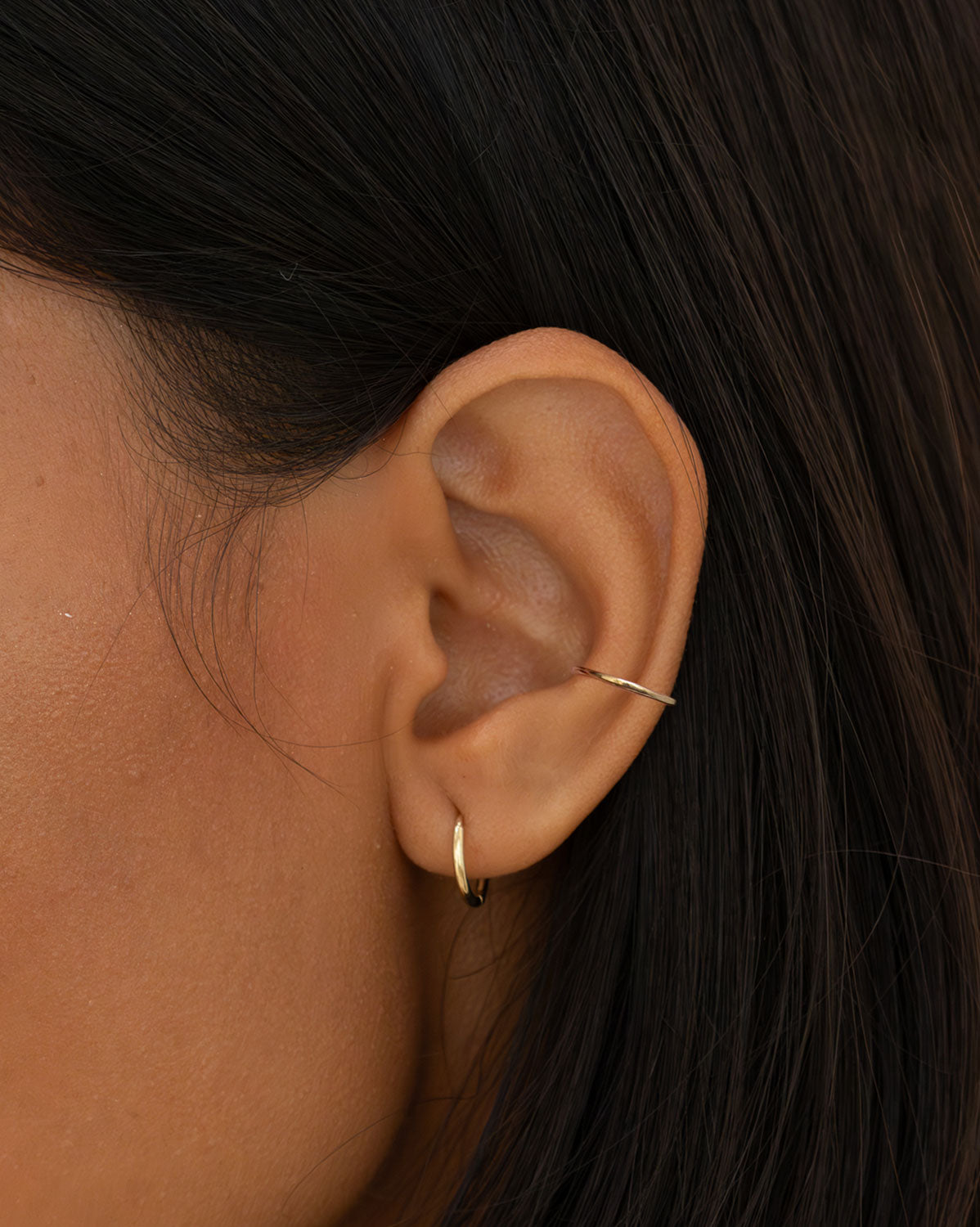 Birkin Huggies & Fine Ear Cuff Set