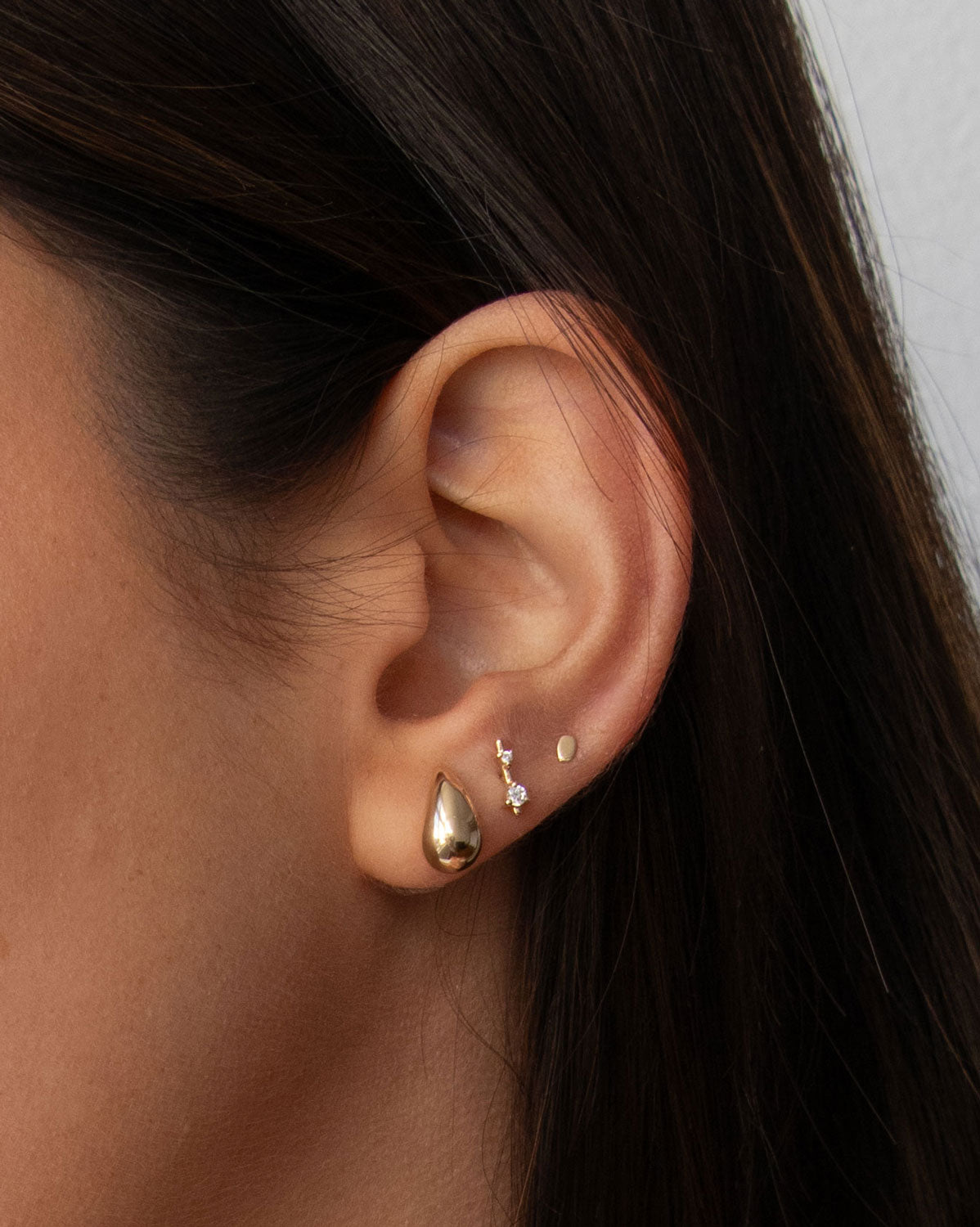 (Pair) Bold Drop Studs