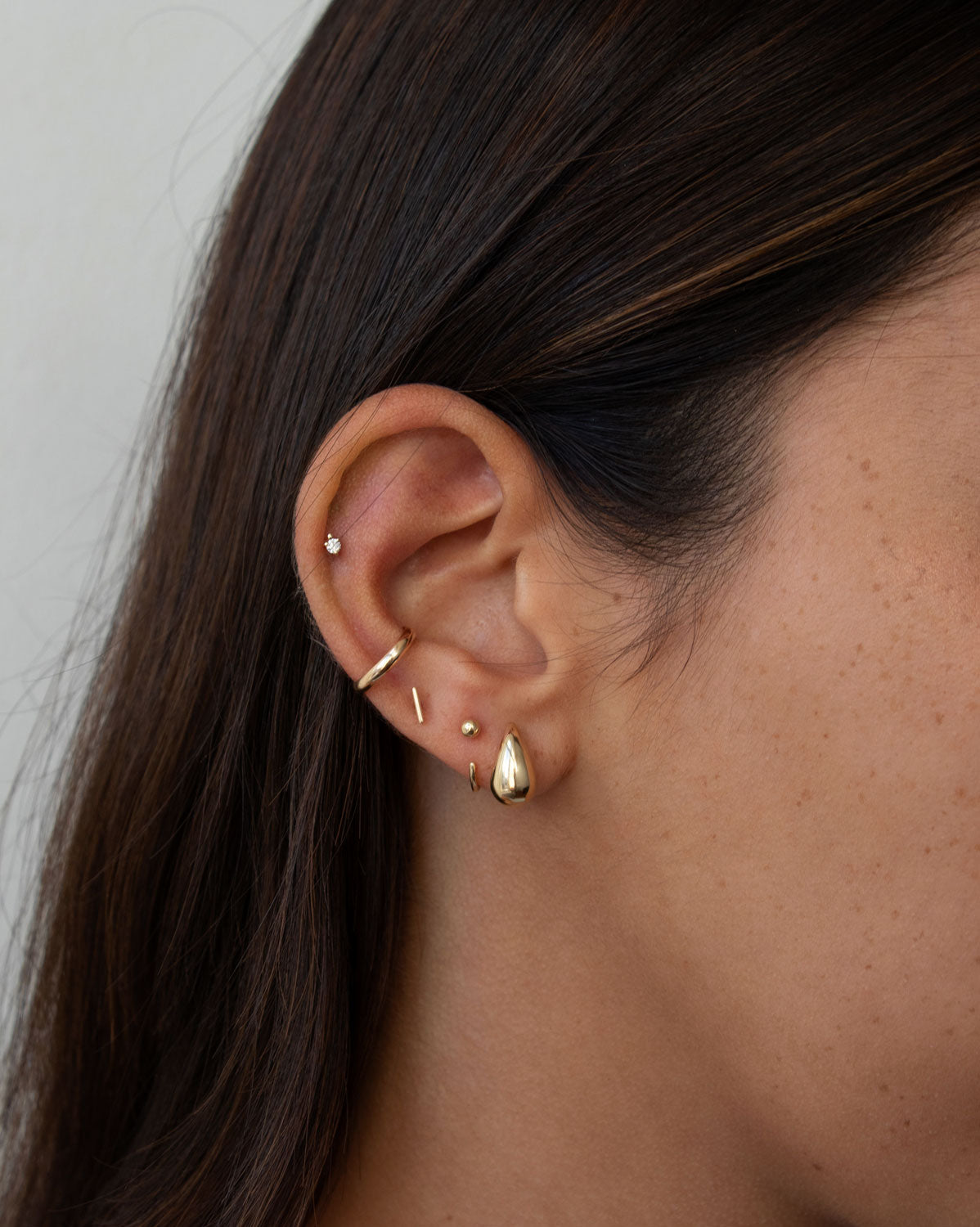 (Pair) Bold Drop Studs