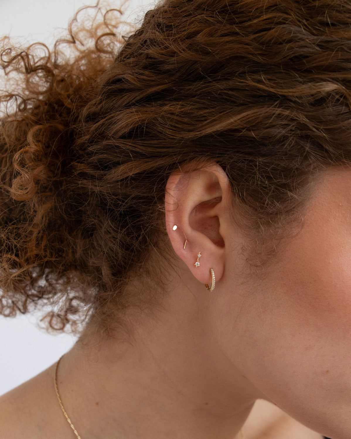 (Single) Crystal Huggie