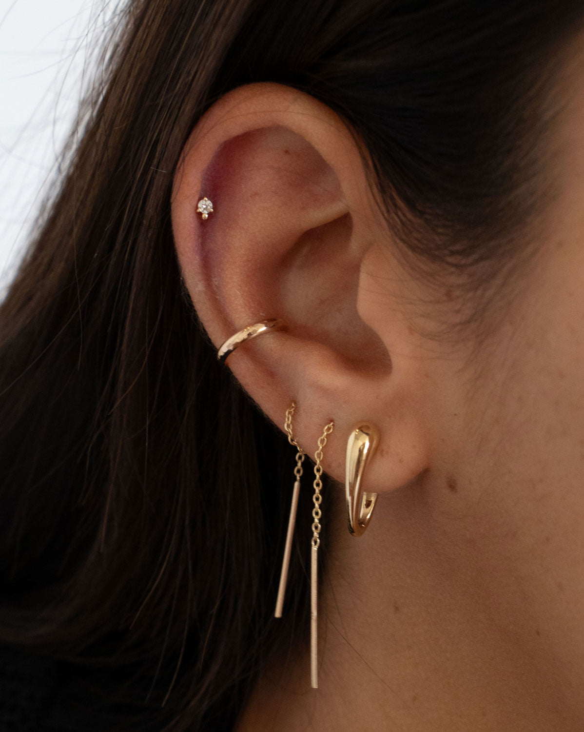 (Single) Chain Threader Earring