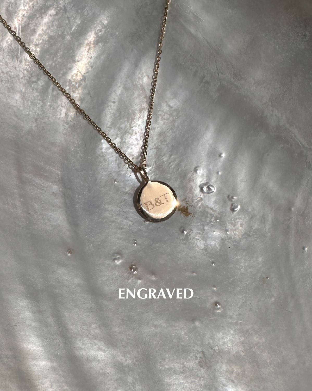 Halo Initial Necklace
