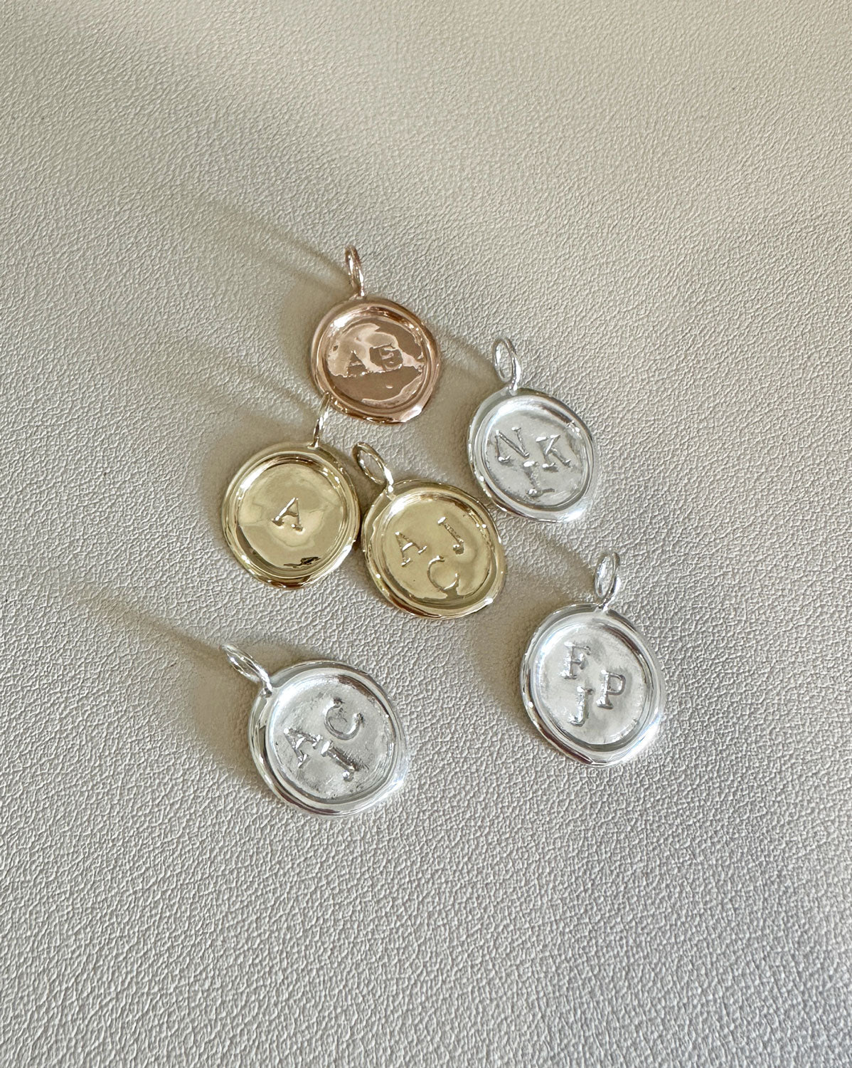 Double Initial Necklace (Silver)