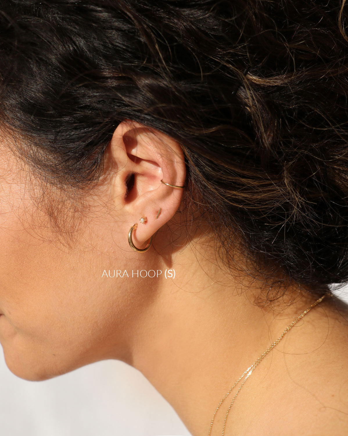 (Pair) Aura Hoops
