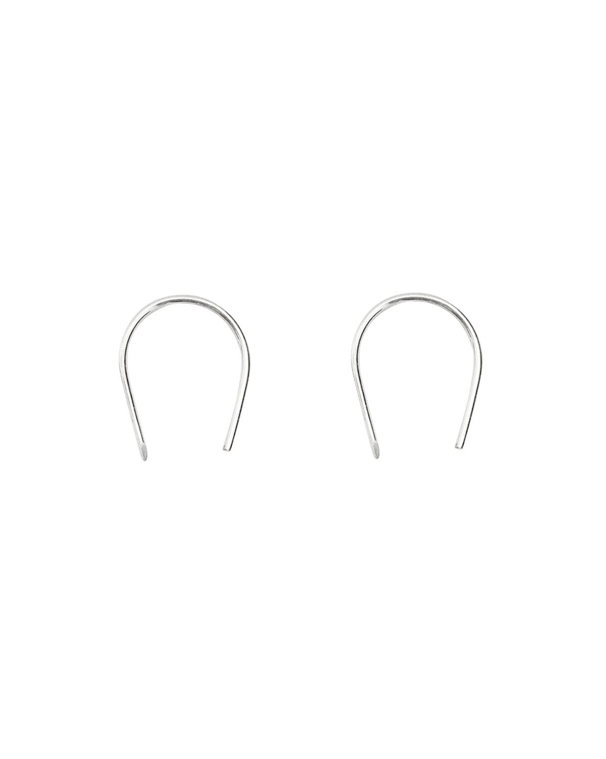 Arc Earrings in sterling silver