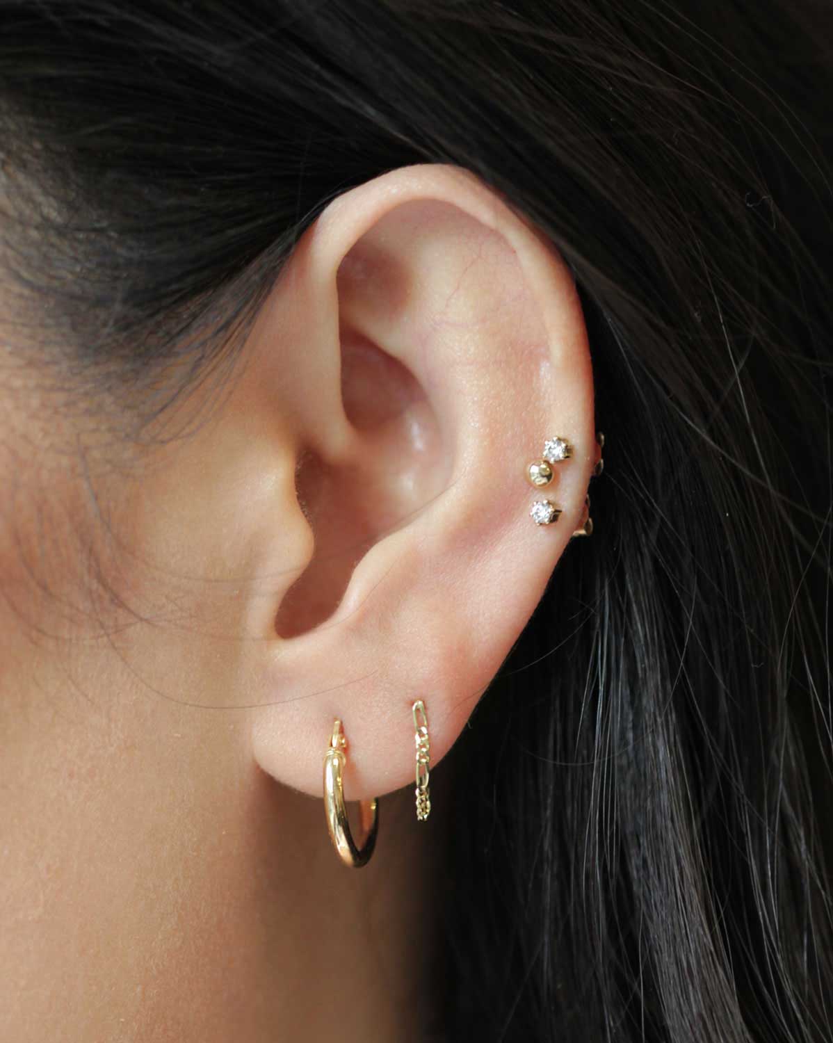 (Pair) Aura Hoops