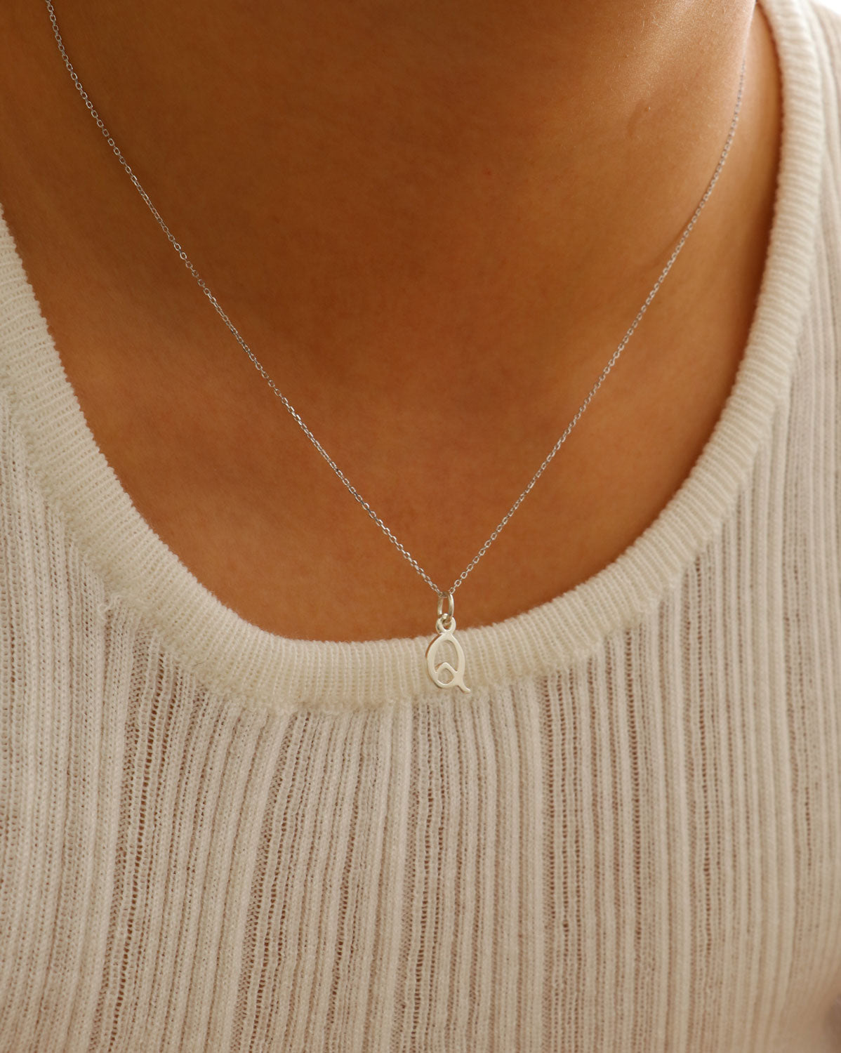 Block Letter Necklace