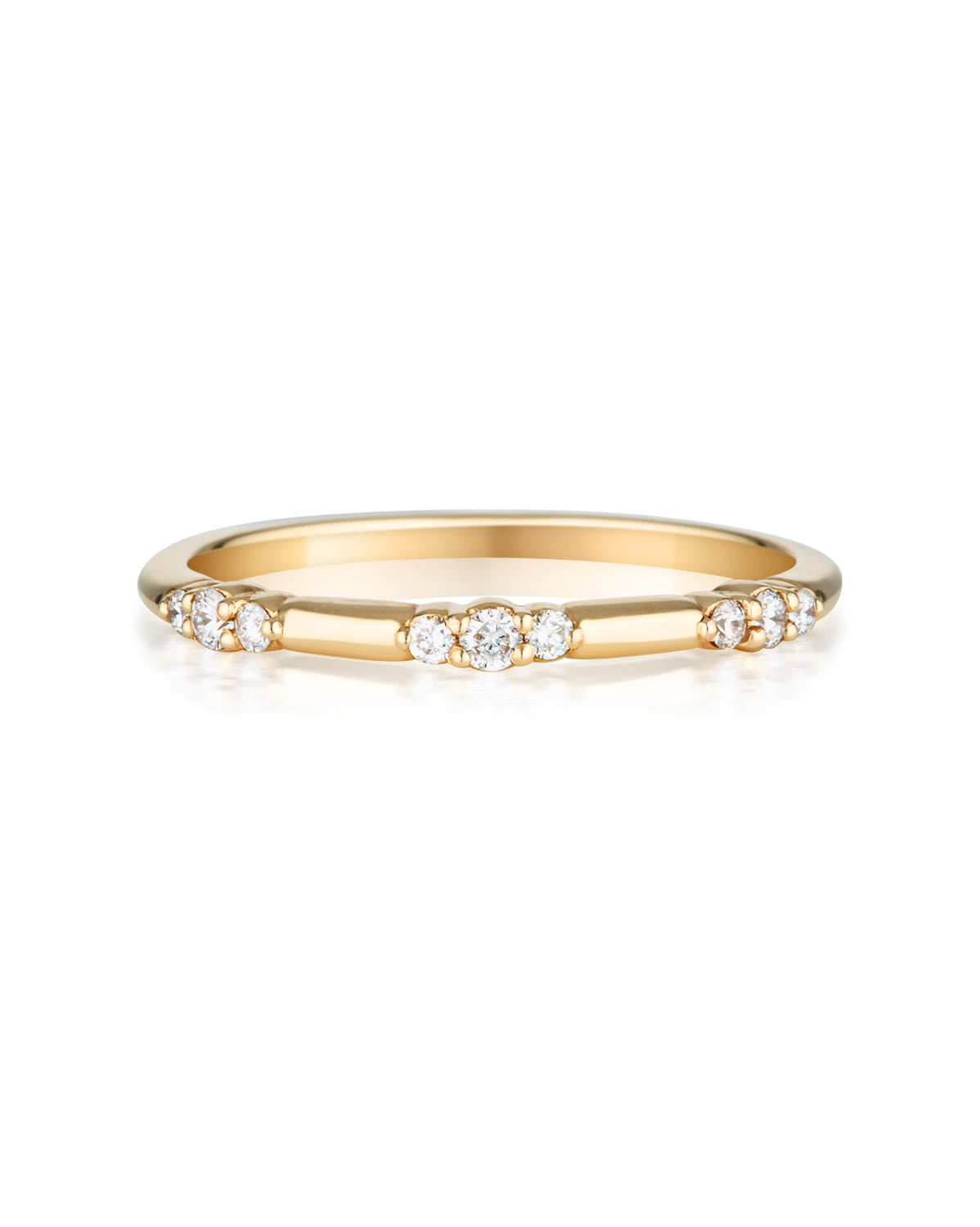 Diamond Triplets Ring
