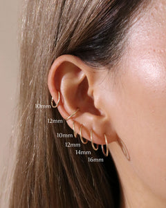 Halo hoop earrings on sale
