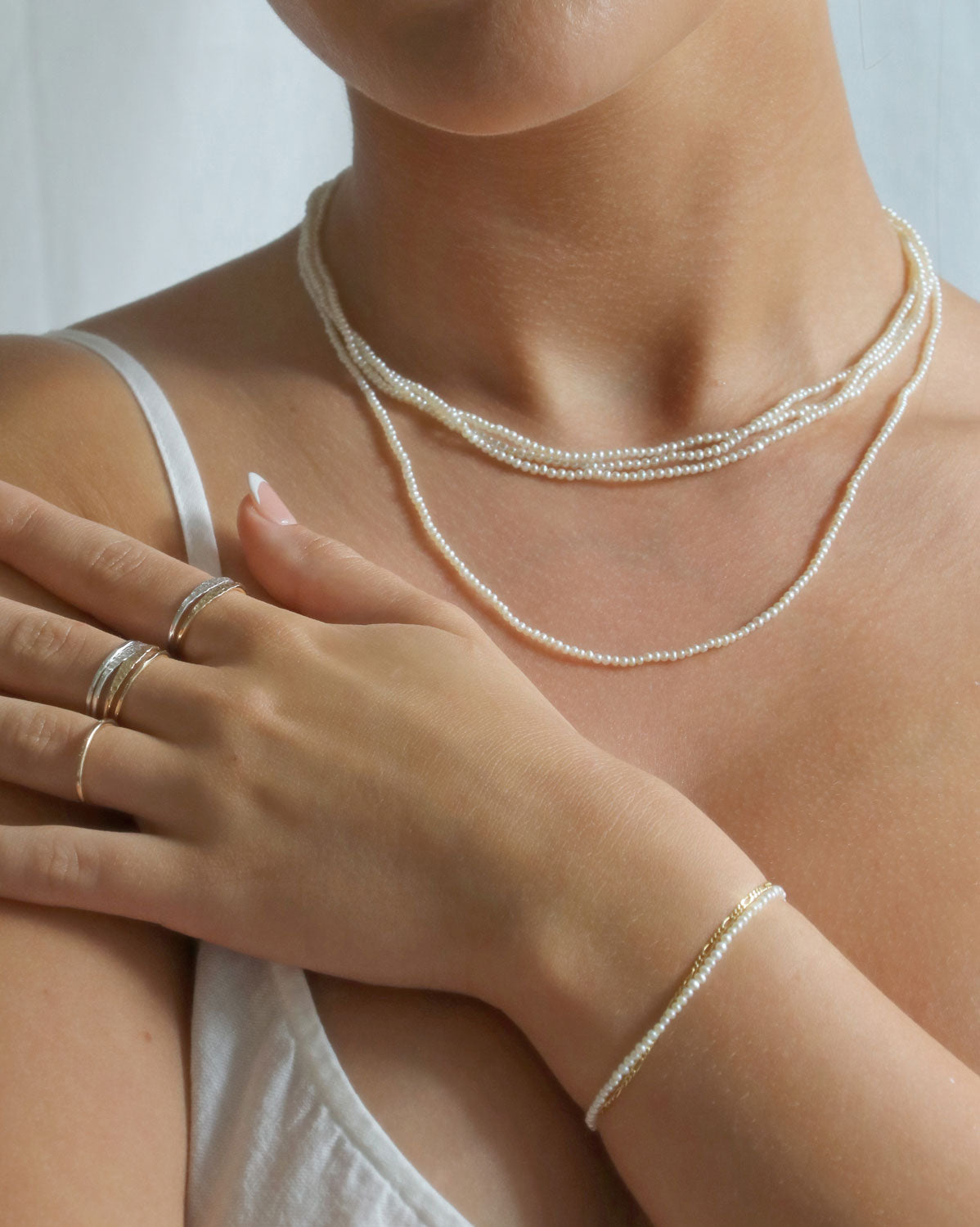 Luminous Pearl Necklace